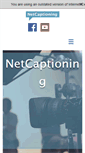 Mobile Screenshot of netcaptioning.com