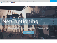 Tablet Screenshot of netcaptioning.com